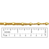 BCH1343 Satellite Chain With Square Bead Connectors