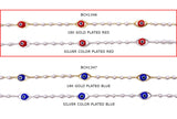 BCH1346  Jewelry Making Evil Eye Chains