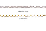BCH1354 Brass Oval Link Paper Clip Chain