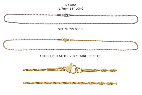 Rope Necklace - Ready To Use Chain For Necklaces - Rope Chain