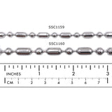 SSC1159 Stainless Steel Bead Cylinder Design Ball Chain