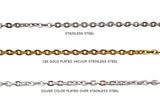 SSC1231 Stainless Steel Flat Oval Link Chain