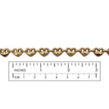 SSC1245 Stainless Steel Heart Link Chain