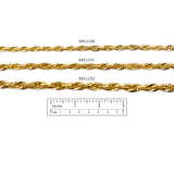 SSC1152 Stainless Steel Oval Link Intertwined Chains 4.1mm