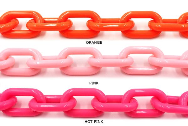 Colorful Plastic Chain For Jewelry Making - 10K+ Supplies – Athenian  Fashions Inc.