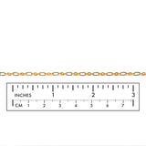 BCH1019  18K Long and Short Gold Plated Chain