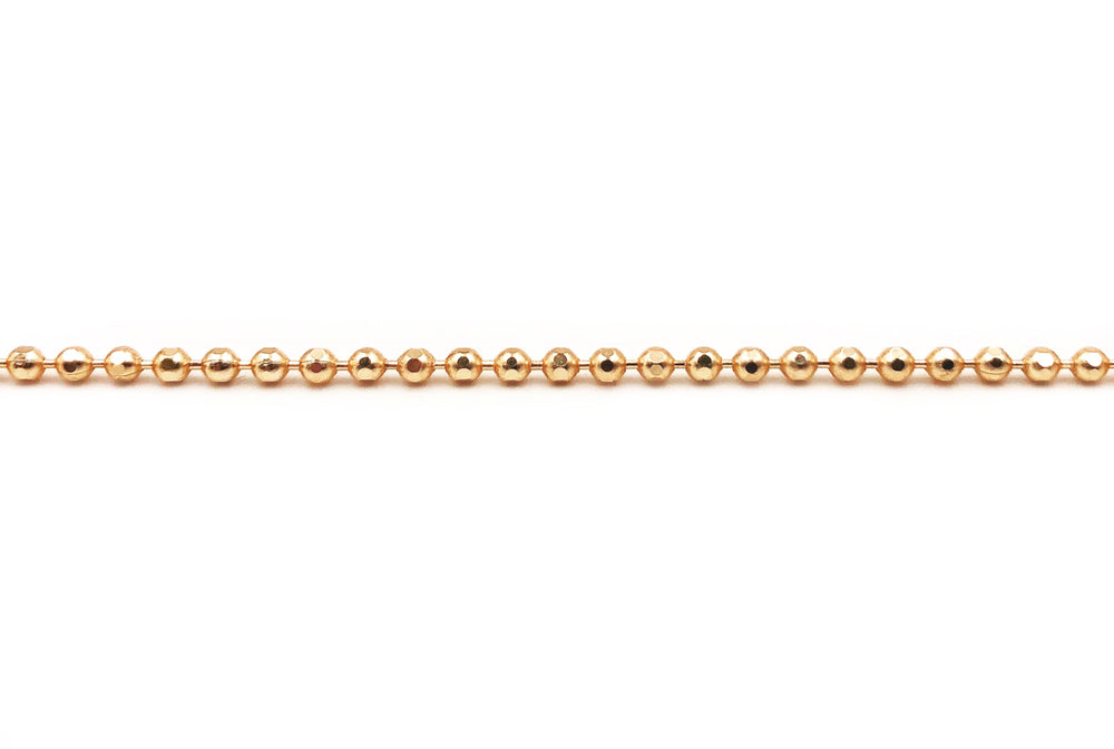 BCH1034 Faceted Ball Chain CHOOSE COLOR FROM DROP DOWN ARROW
