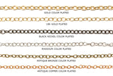 BCH1116  Oval Link Chain - Cable Chain CHOOSE COLOR BELOW