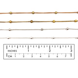 BCH1136 Brass Satellite Chain CHOOSE COLOR FROM DROP DOWN ARROW