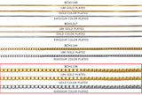BCH1138 Box Chain - CHOOSE COLOR FROM DROP DOWN ARROW