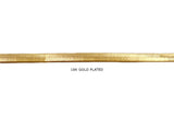 BCH1156 18k Gold Plated Flat Herringbone Chain