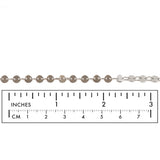 BCH1159  Flat Circular Disc Chain With Oval Link Chain CHOOSE COLOR BELOW