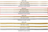 BCH1227 Box Chain - CHOOSE COLOR FROM DROP DOWN ARROW