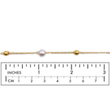 BCH1328 Round Imitation Pearl Beaded Chain