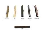 BFDX1007  Crimp End Bar Clasp with Teeth