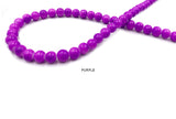 GB1753  10mm Glass Beads CHOOSE COLOR BELOW