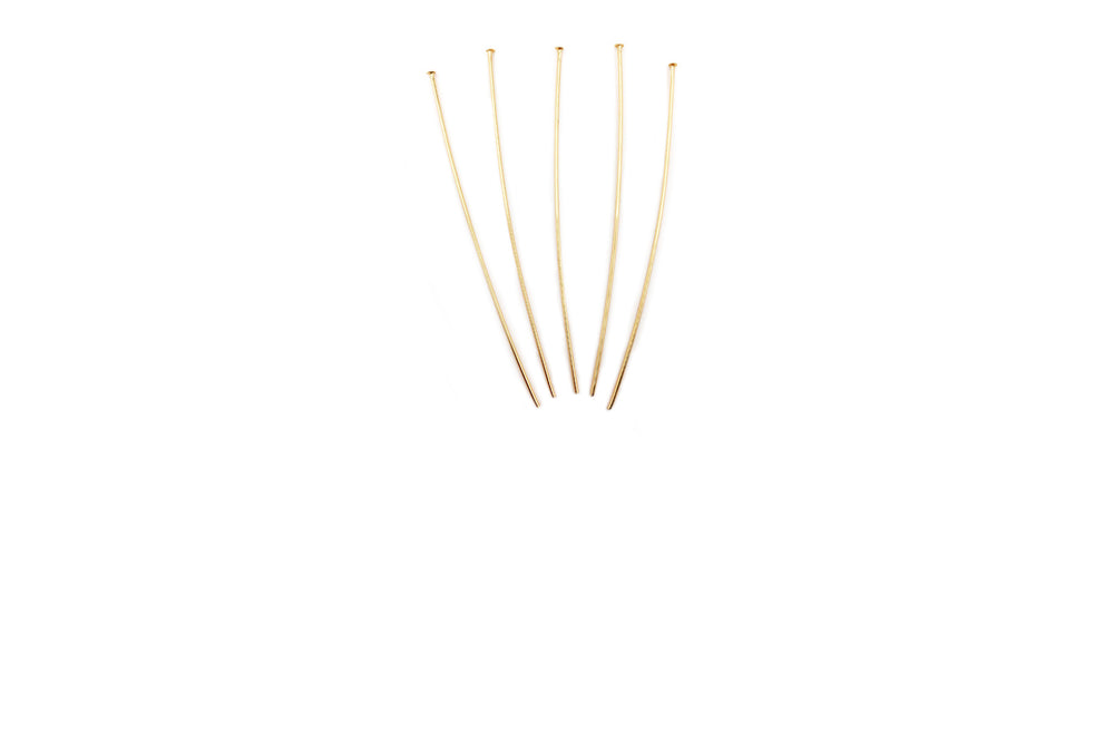 HP70 70mm 18k Gold Plated Head Pin