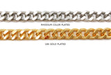 MCSX-SH765 Diamond Cut Curb Chain CHOOSE COLOR FROM DROP DOWN ARROW