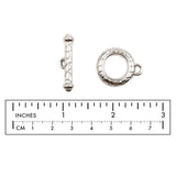 MP2223 Toggle Clasp With Design CHOOSE COLOR BELOW