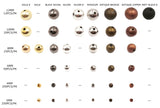 MP3341-6 Round Ball Spacer - CHOOSE COLOR & SIZE BELOW