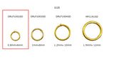 ORLF1002SD 0.8mm X 6mm Soldered O-Ring