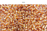 SBDF1006 Silver Lined 6/0 Seed Bead CHOOSE COLOR BELOW