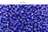 SBDF1006 Silver Lined 6/0 Seed Bead CHOOSE COLOR BELOW