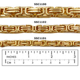SSC1102 Chunky Rectangular Stainless Steel Chain CHOOSE COLOR BELOW