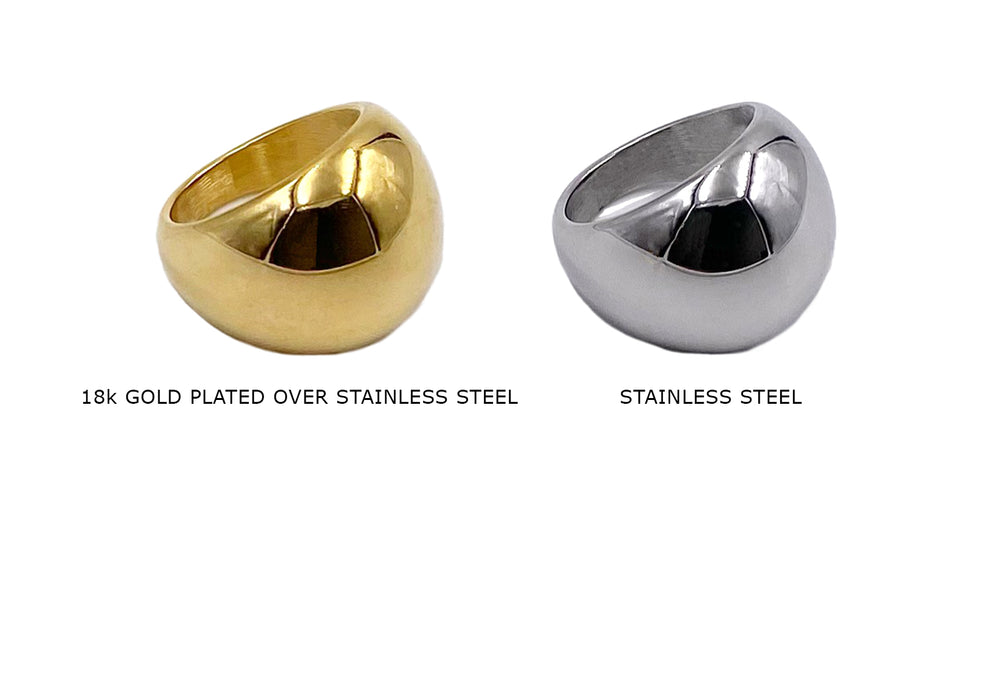 SSP1320 Stainless Steel Dome Ring