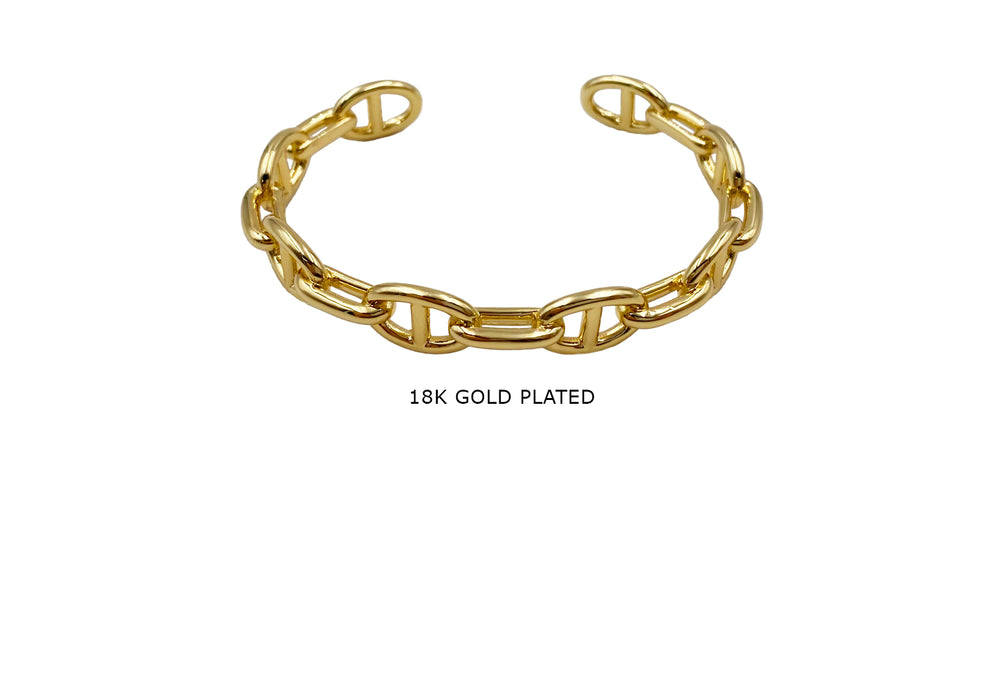 BB2006 18k Gold Plated Mariner Bracelet