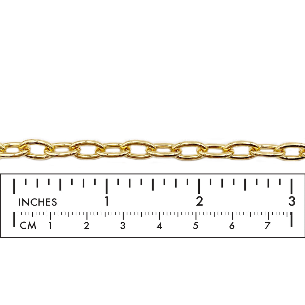 BCH1353 Brass Oval Link Chain