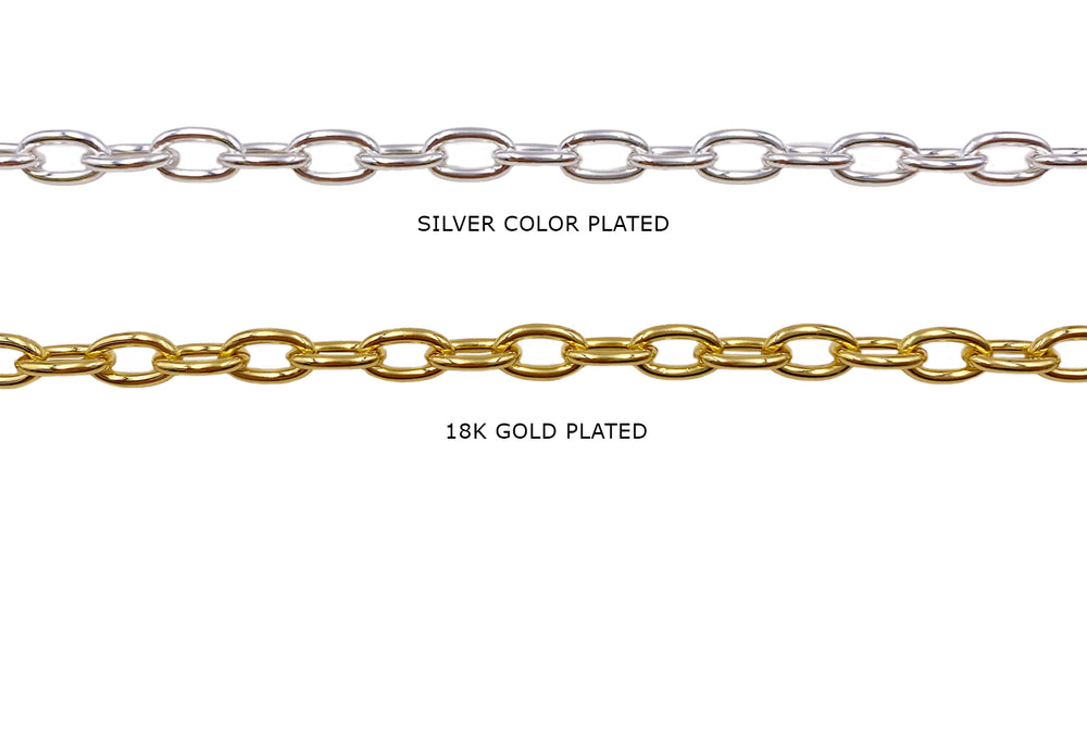 BCH1353 Brass Oval Link Chain
