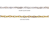 BCH1357 Brass Oval Link Paper Clip Chain