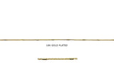 BCH1366 18K Gold Plated Bar Station Brass Chain -