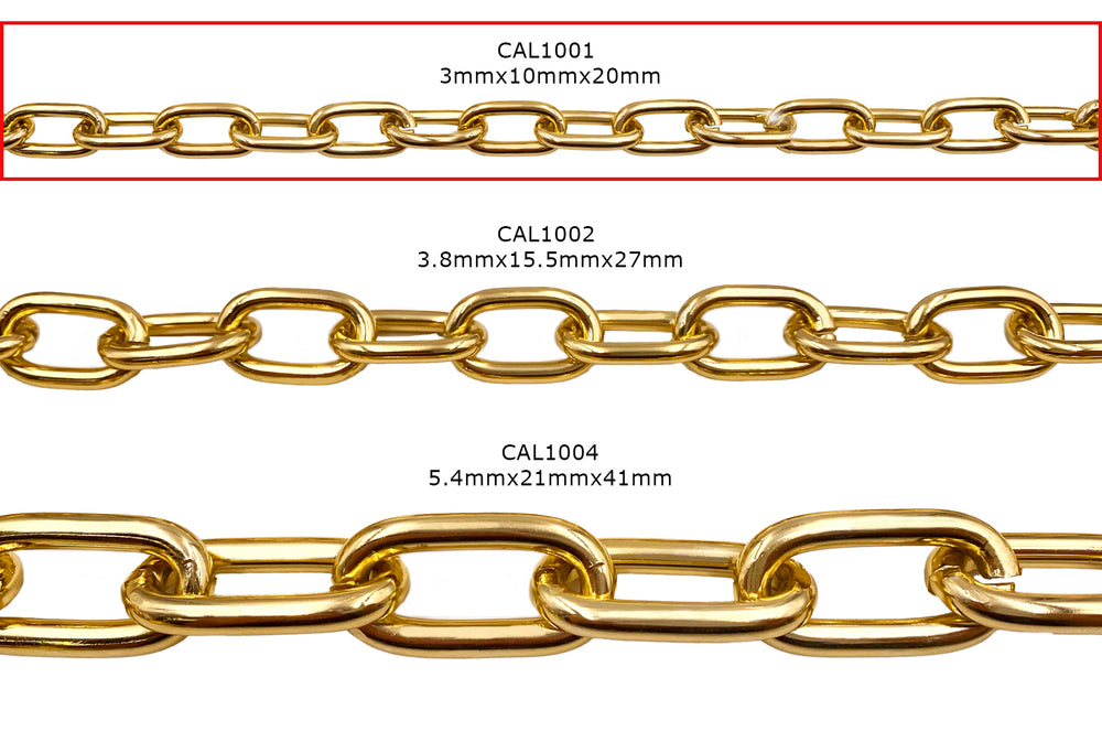 CAL1001 Aluminum Oval Link Chain