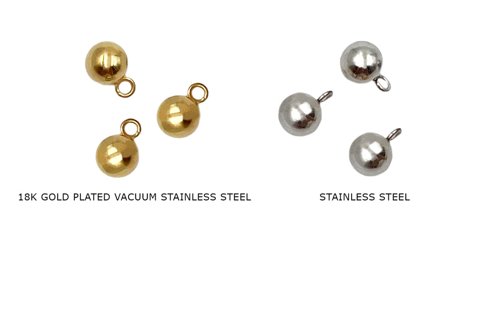 CS1117 Stainless Steel Ball Charm/Pendant 5mm