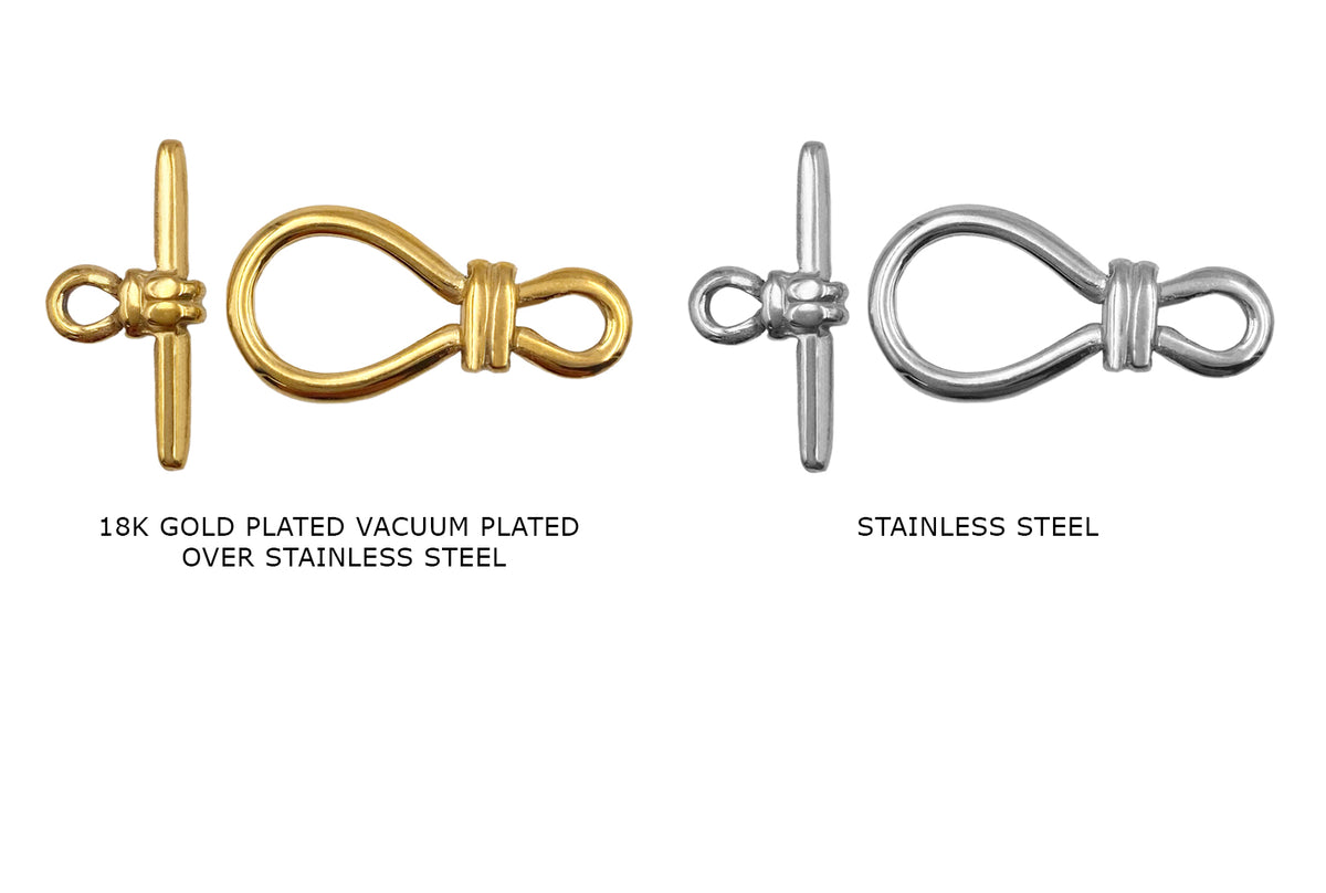 Designers Toggle Clasp 18k Gold plated - 22mm Toggle Clasp - DIY
