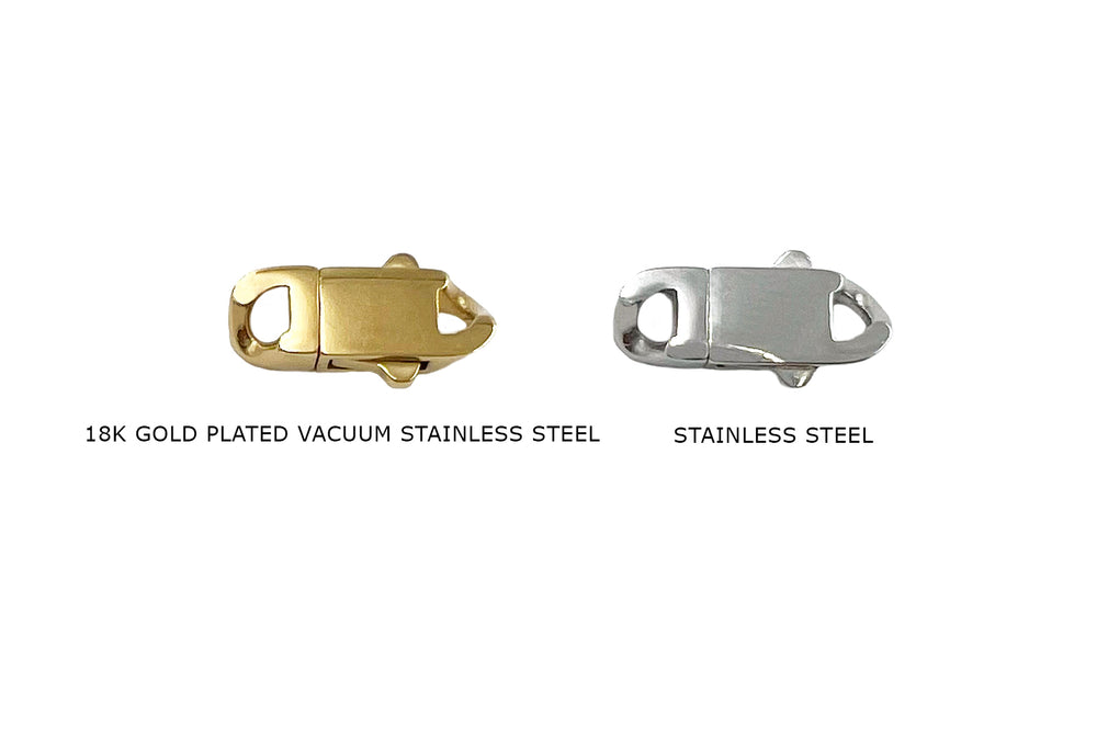 CSS1033 Stainless Steel Flat Clasp 6mmx17mm