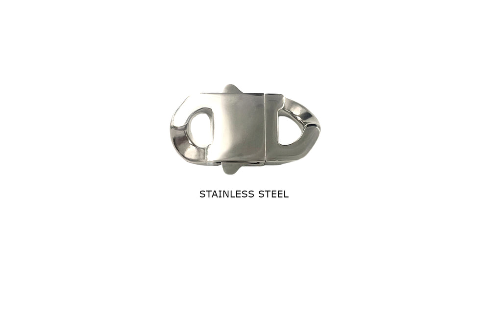 CSS1034 Stainless Steel Flat Clasp 17mmx37mm