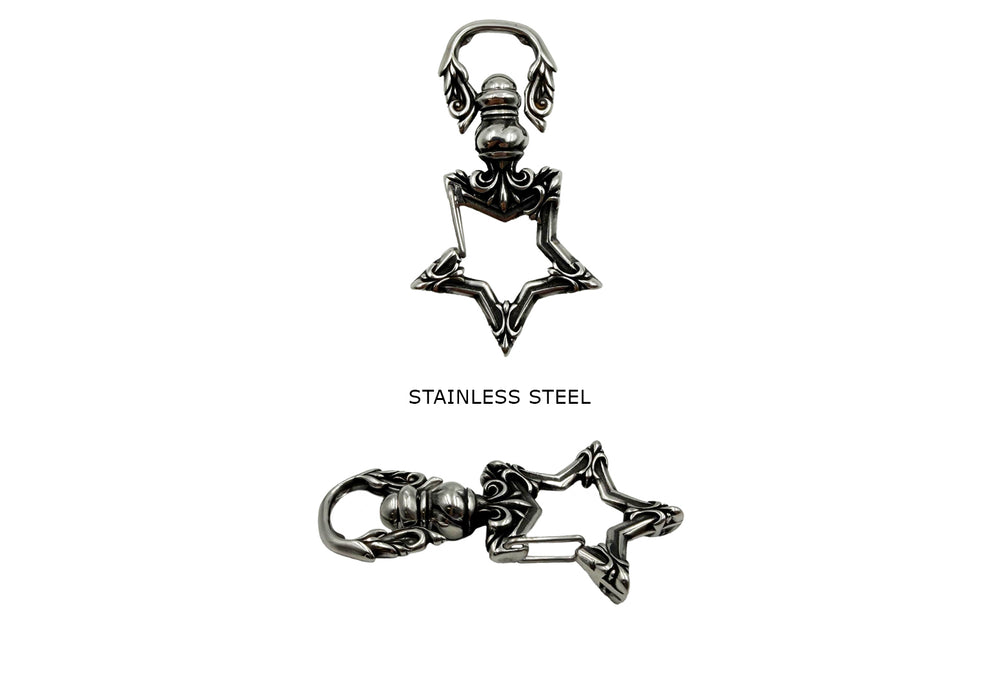 CSS1035Z Stainless Steel Star Chain Clasp
