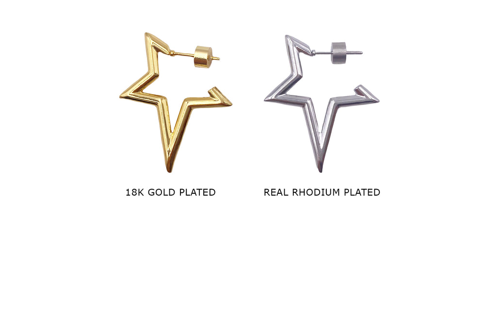 ESS1049M Star Stud Earring