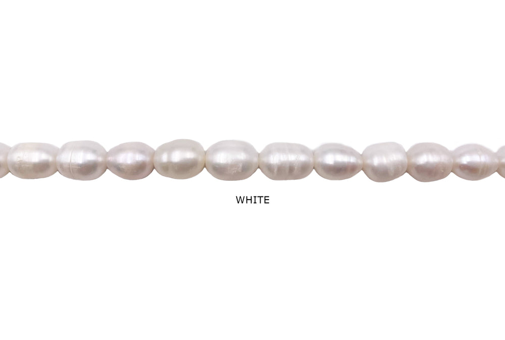 FWP1127 Baroque Fresh Water Pearl Oval Beads - Charms 9mm x 11mm