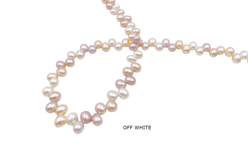 FWP1129 Oval Fresh Water Pearl Beads 7mm x  9mm