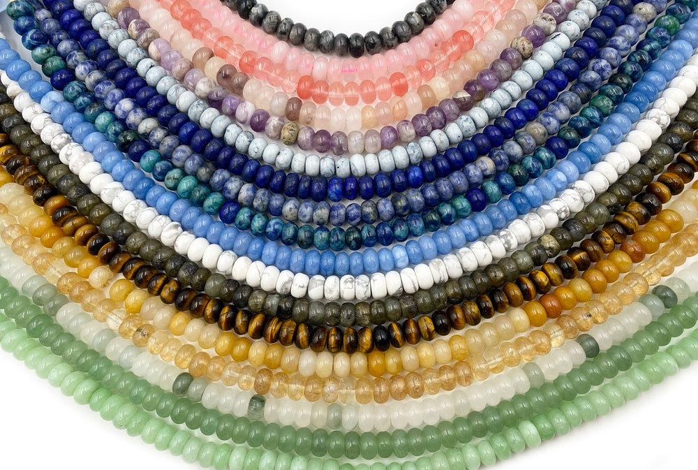 GSA1126 Rondelle Gemstone Beads 5mmx8mm