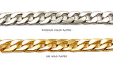 MCSX-SHNK34 Oval Curb Chain CHOOSE COLOR FROM DROP DOWN ARROW