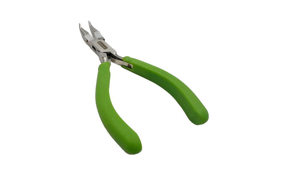 PL1023 Nylon Inner Jaw Bent Chain Stainless Steel Nose Plier 5.75"