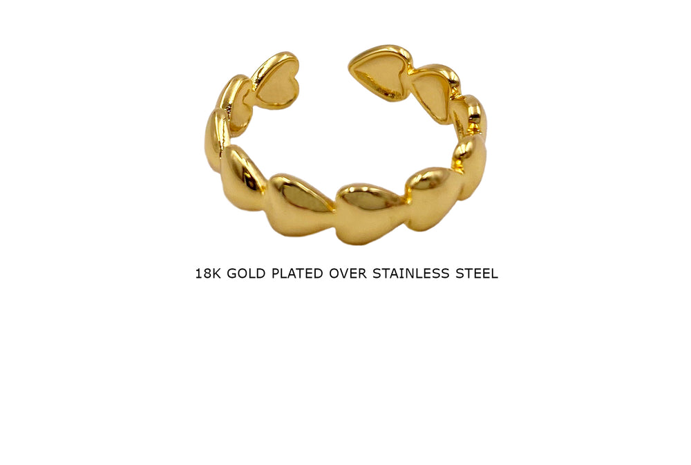 RSO1008 Continuous Heart Ring