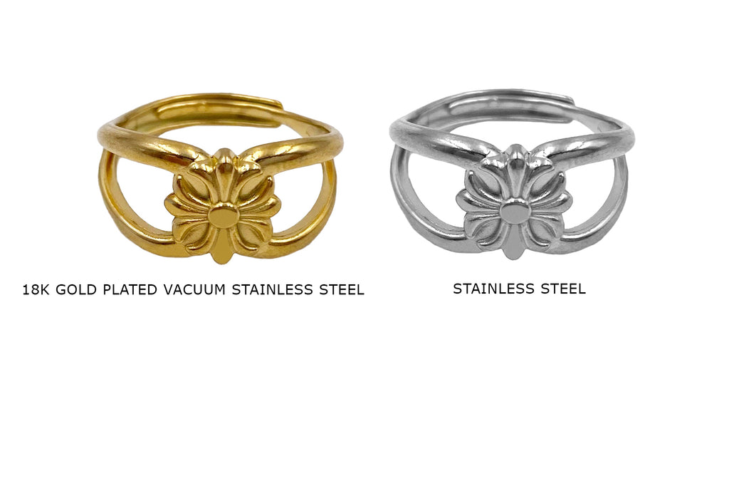 Flower Rings - Wholesale Cross Rings - Stackable Ring - Wholesale