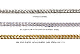 SSC1008 Stainless Steel Curb Chain CHOOSE COLOR BELOW