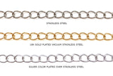 SSC1025 Vacuum Plated Stainless Steel Curb Extension Chain
